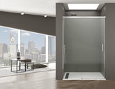 Mampara de Ducha - BASIC - 1 FIJO + 1 PUERTA CORREDERA - BañoClick